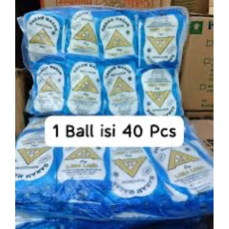 

(40 PCS) GARAM Masak Merk Cap Lima Lima/ SEGI TIGA BINTANG 100gr 1 BALL Bahan Masakan