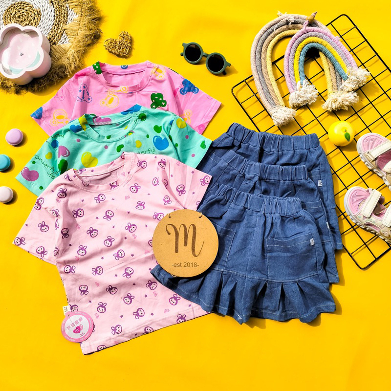 Setelan Rokcel Old Navy / Oneset rokcel / Setelan baju anak old navy