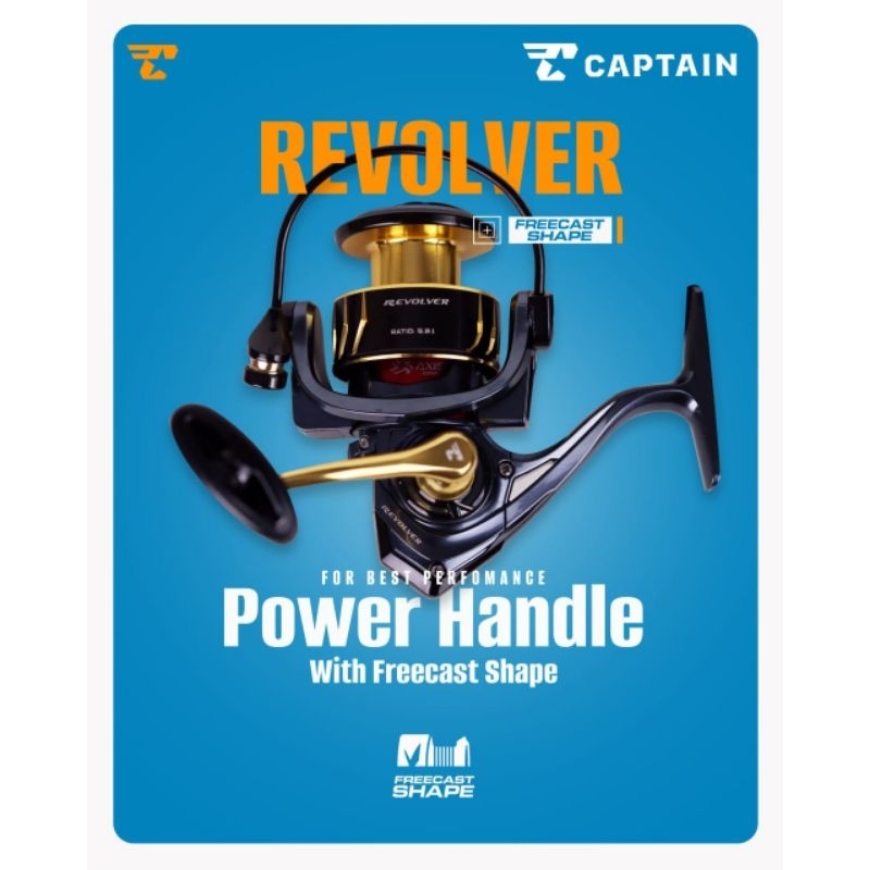 Reel CAPTAIN REVOLVER 1000 2000 3000 4000 6000 (power handle)