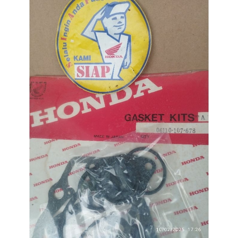 Topset Top Set Paking Perpak Blok Block Silinder Cylinder Head Gaket Kit A Honda Cb100 Cb125 Cb 100 