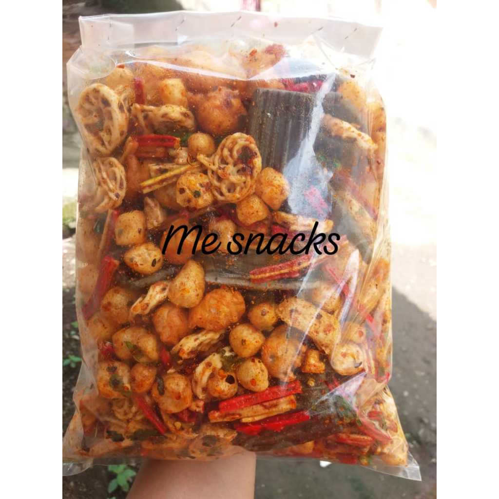 

SEBLAK KERUPUK PEDAS MIX/KERUPUK PEDAS MIX 500GR