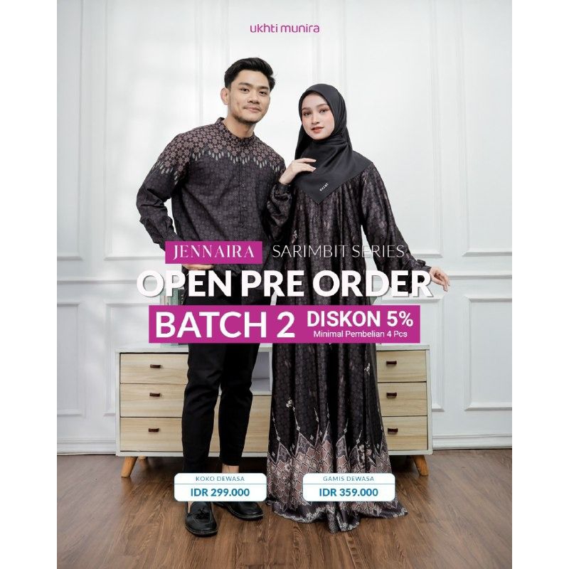 Gamis Sarimbit *JENNAIRA*//PO