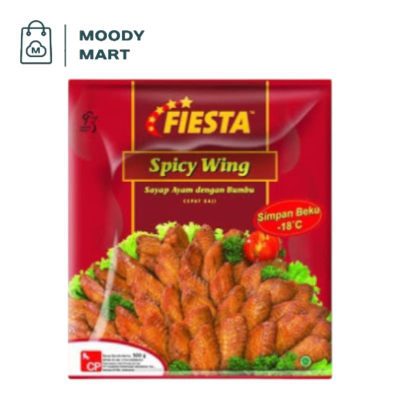 

Fiesta Chicken Spicy Wings 500gr / Fiesta Sayap Ayam Dengan Bumbu 500gr