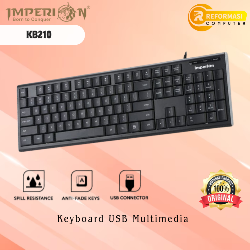IMPERION Keyboard USB Multimedia IMPERION KB210