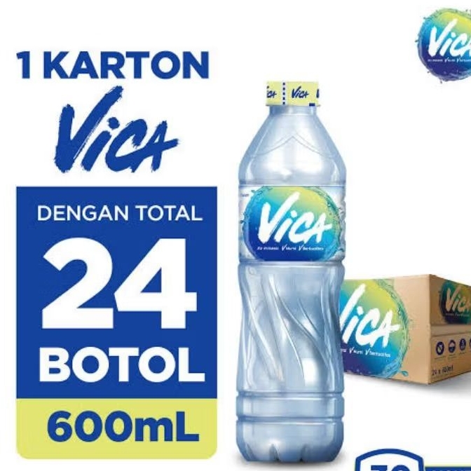 

Air Mineral Vica 600ml 1 karton isi 24 botol