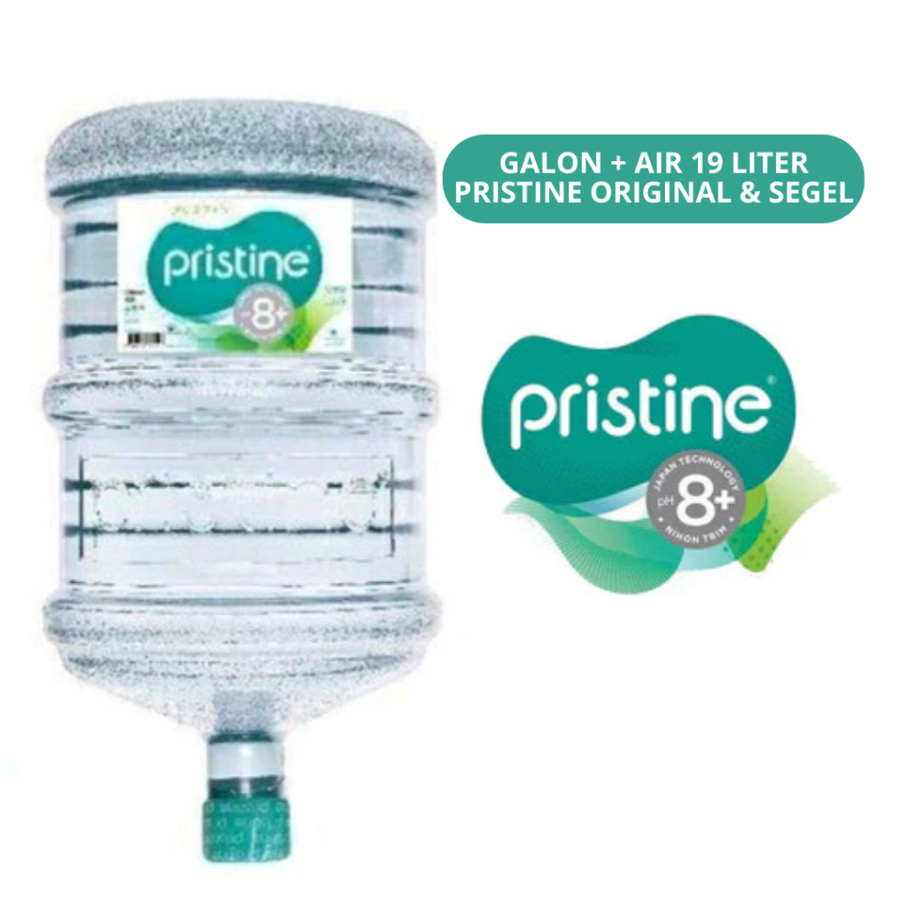 

Air Mineral PRISTINE Galon 8+ Isi Refill 19 Liter Asli Dan Bersegel Siap Minum Setiap Hari