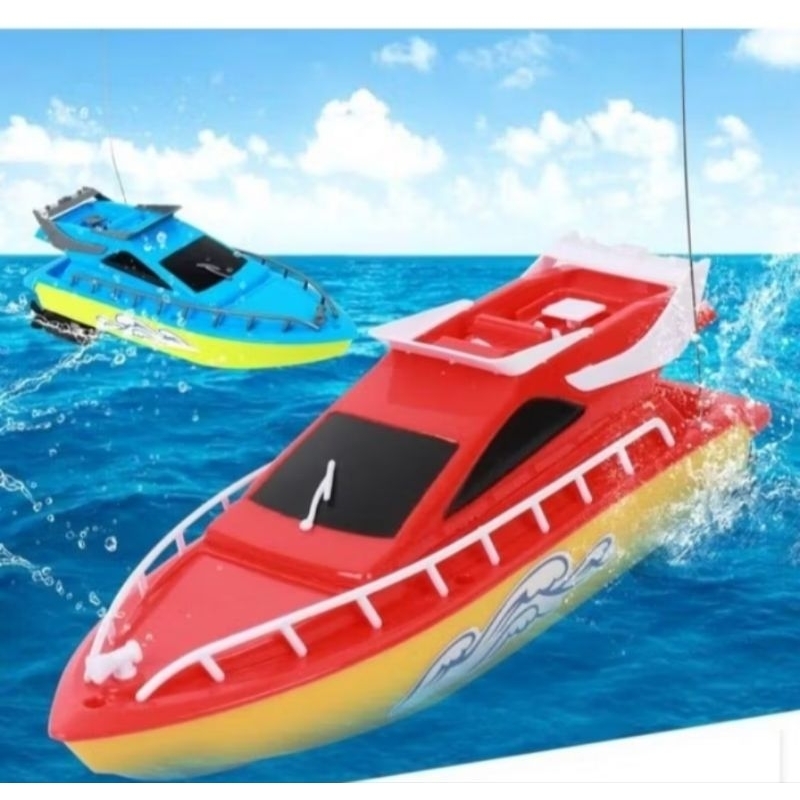 Tmtkids - Mainan Remote Control Speed Boat - Mainan Remote Control Speed Boat - Mainan RC  Water Boa