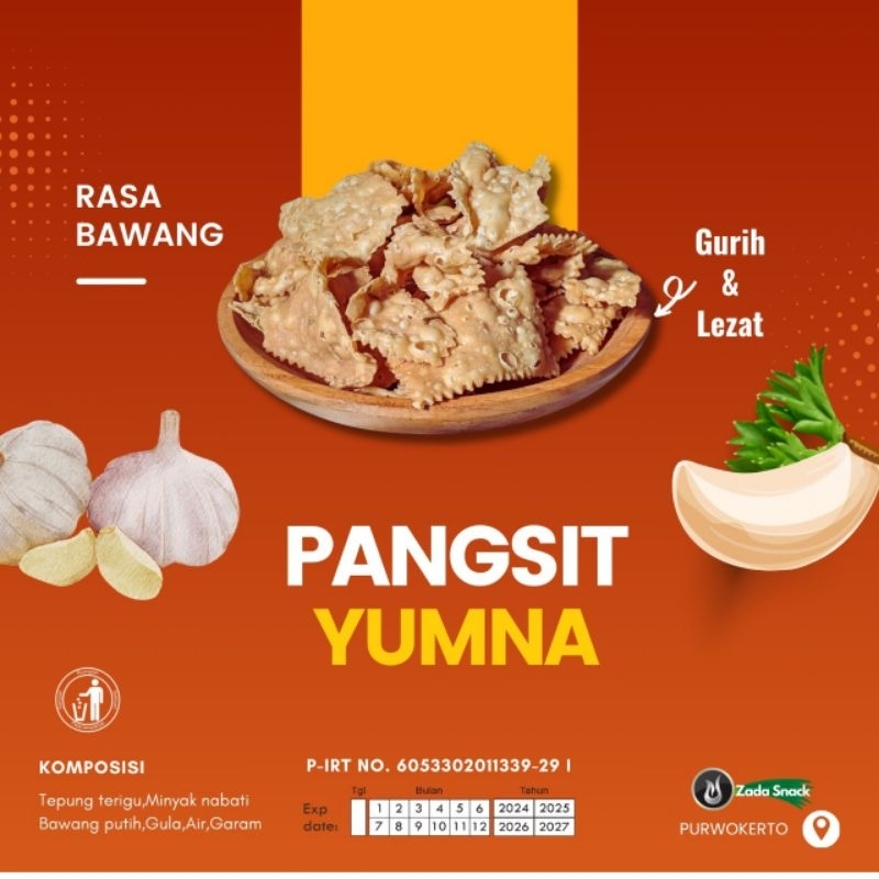 

KRIPIK PANGSIT BAWANG KHAS PURWOKERTO Gurih & Renyah - Camilan - Makanan, Goreng, Cemilan, Snack, Food, Keripik