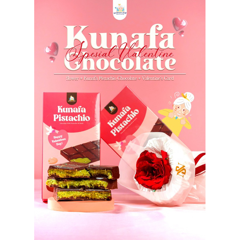 

Valentine Edition Kunafa Pistachio Chocolate Dubai