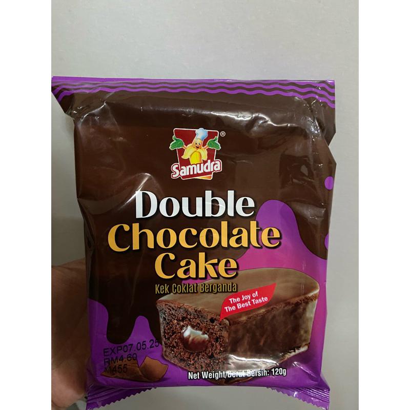 

Samudra double chocolate cake isi 2pcs import malaysia