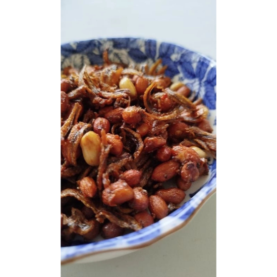 

Lauk Kering Teri Bola Manis Pedas 250gr | Teri Kacang Pedas