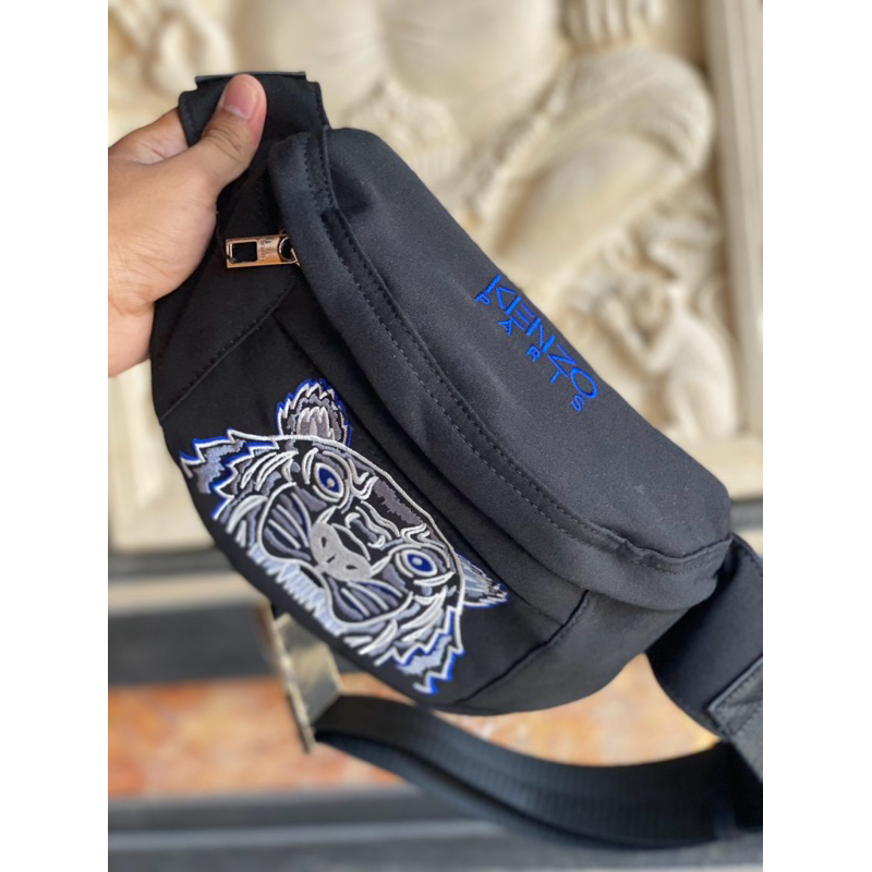 waistbag kenzo tiger blue original import