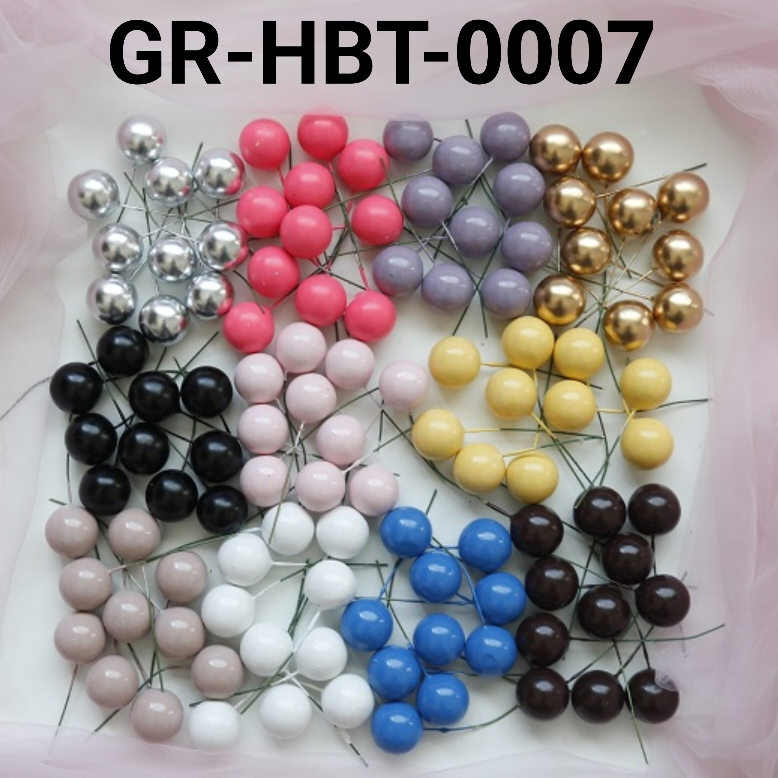 

GR-HBT-0007 Cake topper hiasan kue bola emas perak biru pink putih (mainan)