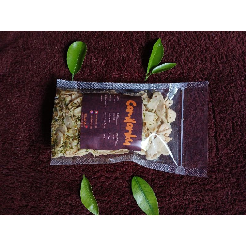 

camilankuu.id - otak otak crispy original daun jeruk - 125 gram