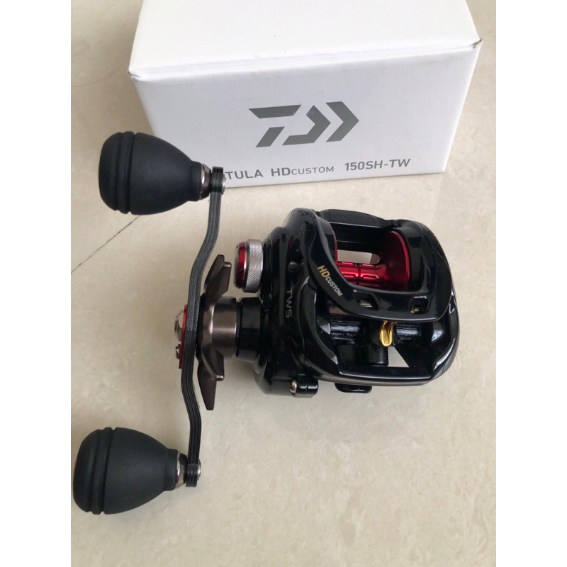 reel bc daiwa tatula HDcustom 150SH-TW bekas