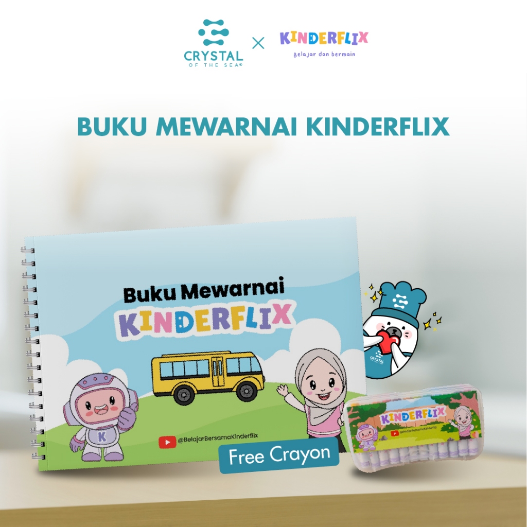 

Buku Mewarnai Kinderflix - Bersama Kak Nisa dan Kippy (Bonus Crayon dan Kartu Ucapan)