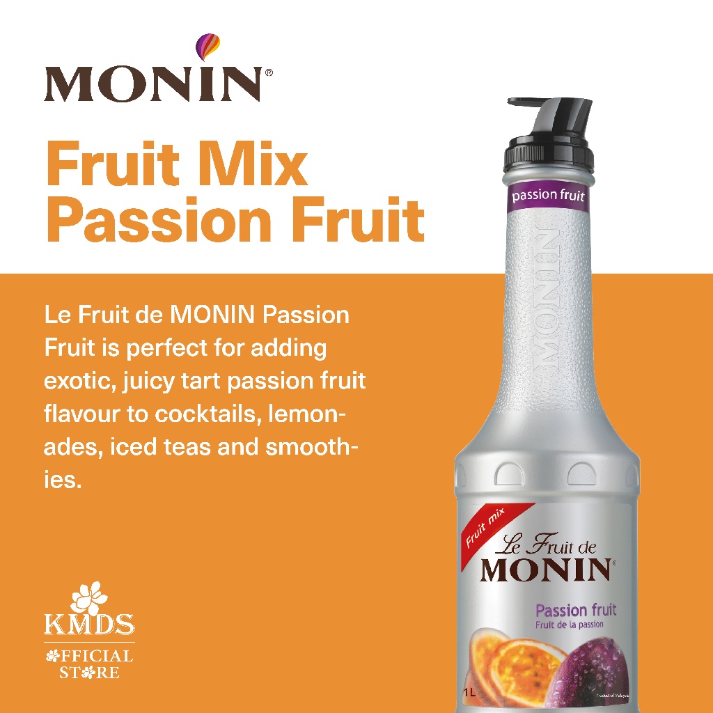 

MONIN PUREE FRUITMIX PASSION FRUIT 1 LTR