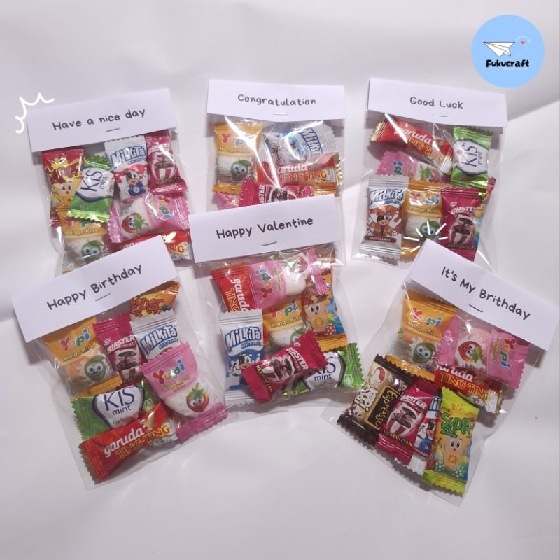 

Sweet candy mini gift hampers permen