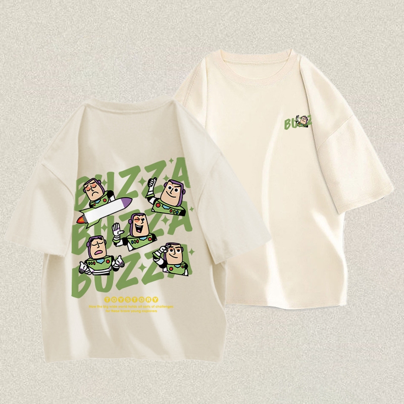 RENELLE Kaos T-shirt Pria Oversize | Kaos Sablon “BUZZA” | Kaos Pria Distro Original | Kaos Distro O