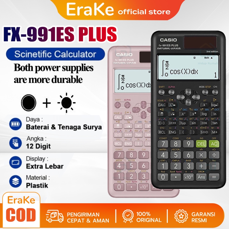 

NEW Kalkulator Scientific Casio Ilmiah FX-991EX/991ES-Plus Kalkulator Casio Scientific Calculator