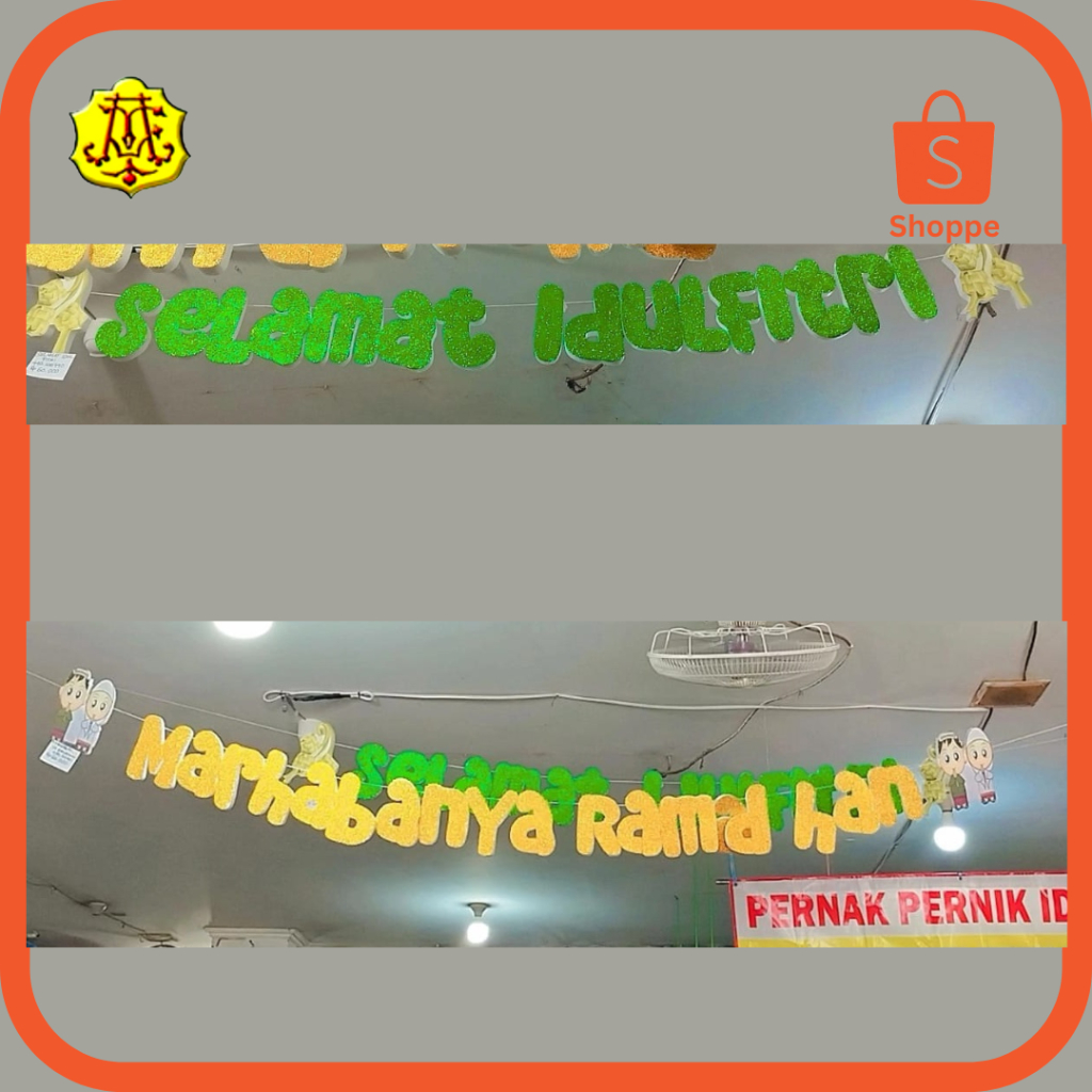 

STYROFOAM / GABUS IDUL FITRI /MARHABAN YA RAMADHAN - MARHABAN