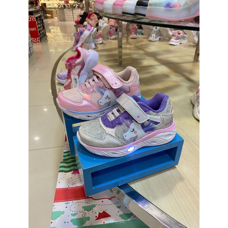 FLADEO KIDS ‼️ Sepatu anak perempuan unicorn comfort ringan lampu