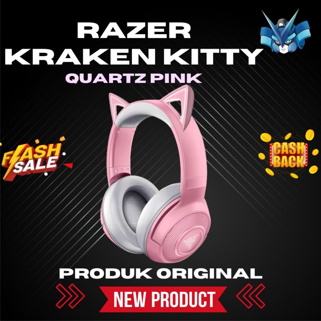 Razer Kraken BT Kitty Edition Quartz Pink / Headset Razer kraken