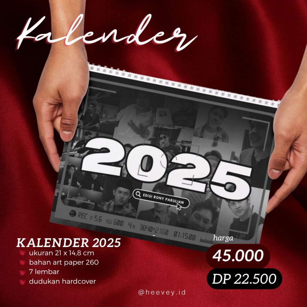 

Kalender Meja Rony Parulian | Indonesia Idol 12 | Kalender 2025
