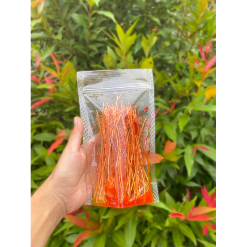 

MIE LIDI BUMBU BASAH POUCH 75gr MIE LIDI KURUS PEDAS NYEMEK LIDI MAME