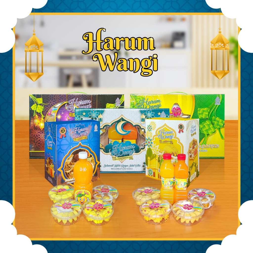 

Paket Kue Kering Lebaran Murah Harum Manis / Harum Wangi / Parcel