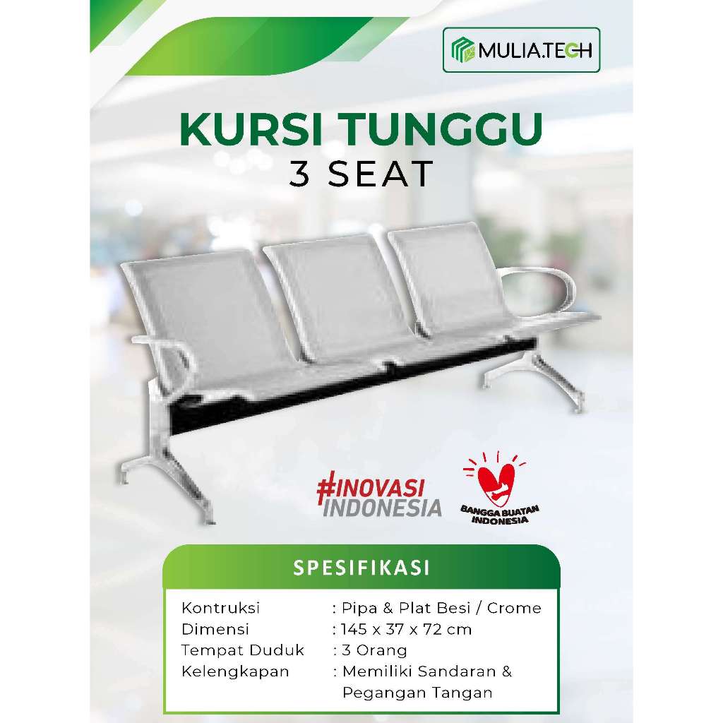 KURSI TUNGGU 3 SEAT