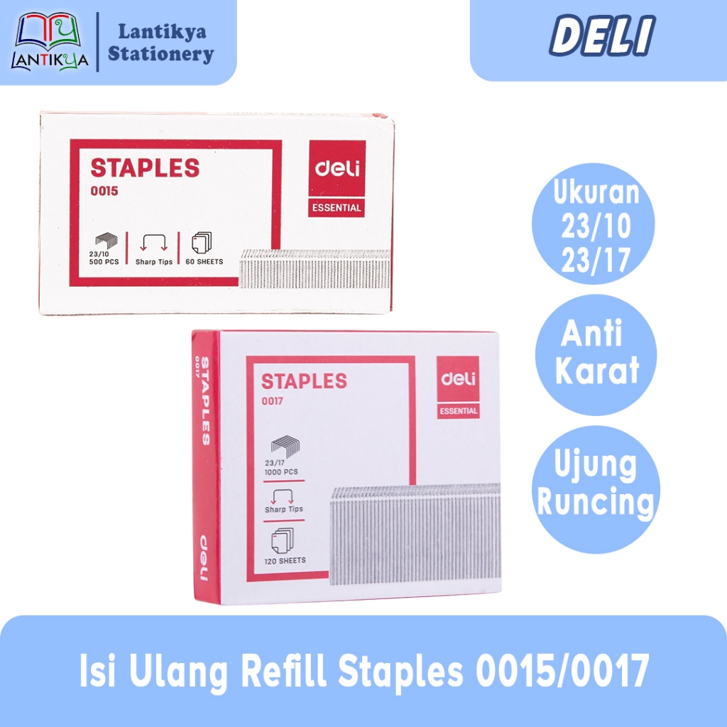 

Deli Isi Ulang Refill Staples Anti Karat 0015/0017