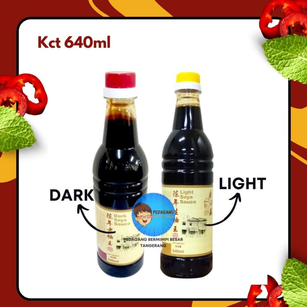 

KCT Light Dark Soya Sauce 640ml / Kwong Cheong Thye Soy Sauce