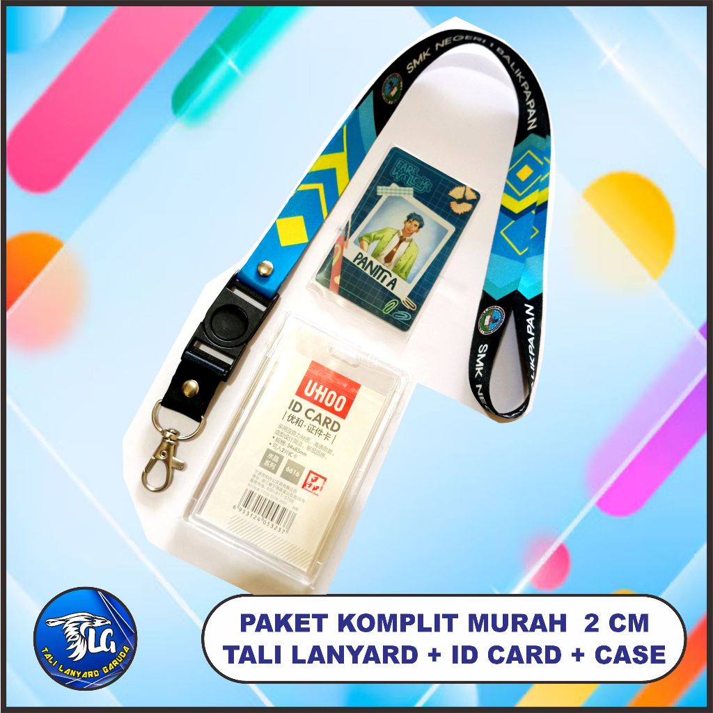 

PAKET TALI LANYARD CUSTOM AKRILIK UHO 2 CM