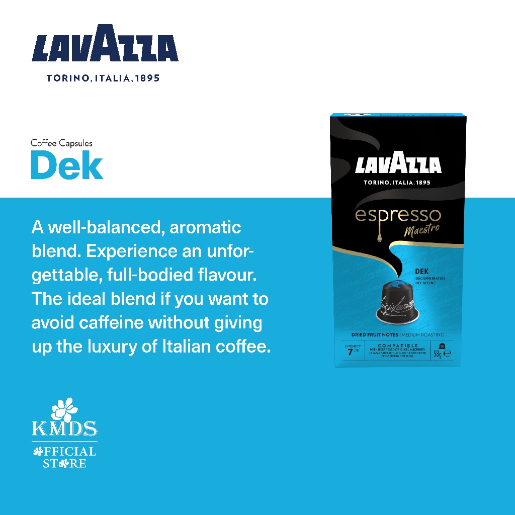 

LAVAZZA COFFEE CAPSULE DECAFFEINATO