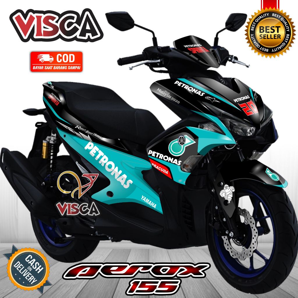 Sticker Variasi Aerox 155 Decal Aerox 155 Old Full Body Sticker Variasi Aerox Old 155 Striping Aerox