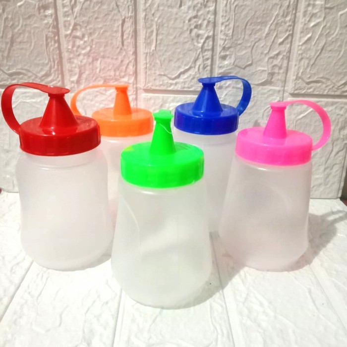 Botol Saos Plastik / Botol Saus Estetik / Tempat Sambal / Botol Kecap
