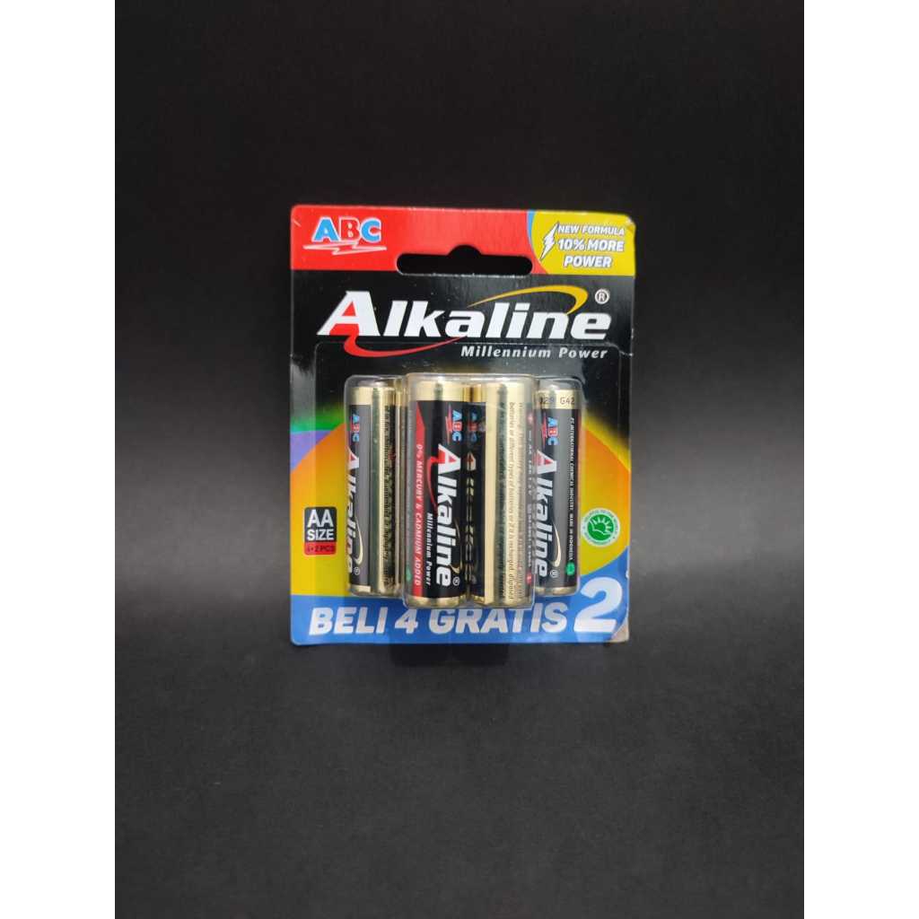 BATERAI ABC ALKALINE AA