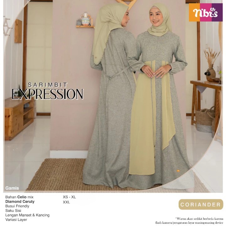 Nibras Sarimbit Gamis Fashion Muslim Nibras Gamis Wanita