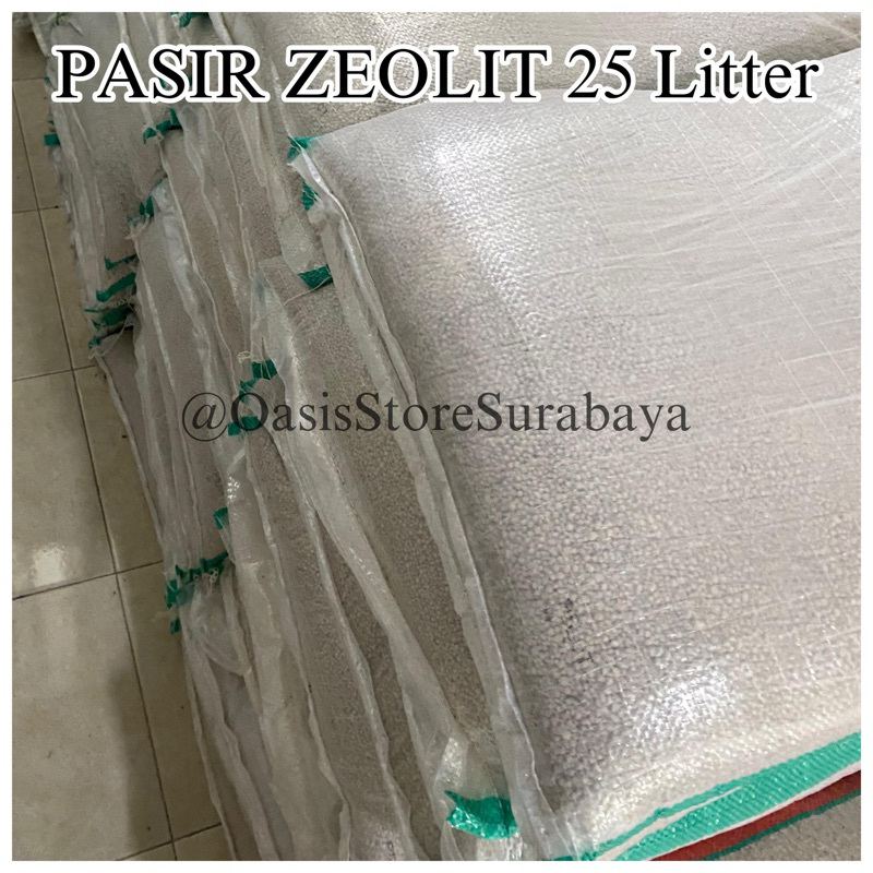 Livvicstore Pasir Zeolit 25Lt Pasir Kucing Pasir Kucing Lokal Pasir Hewan Wangi Pasir Zeolit 25