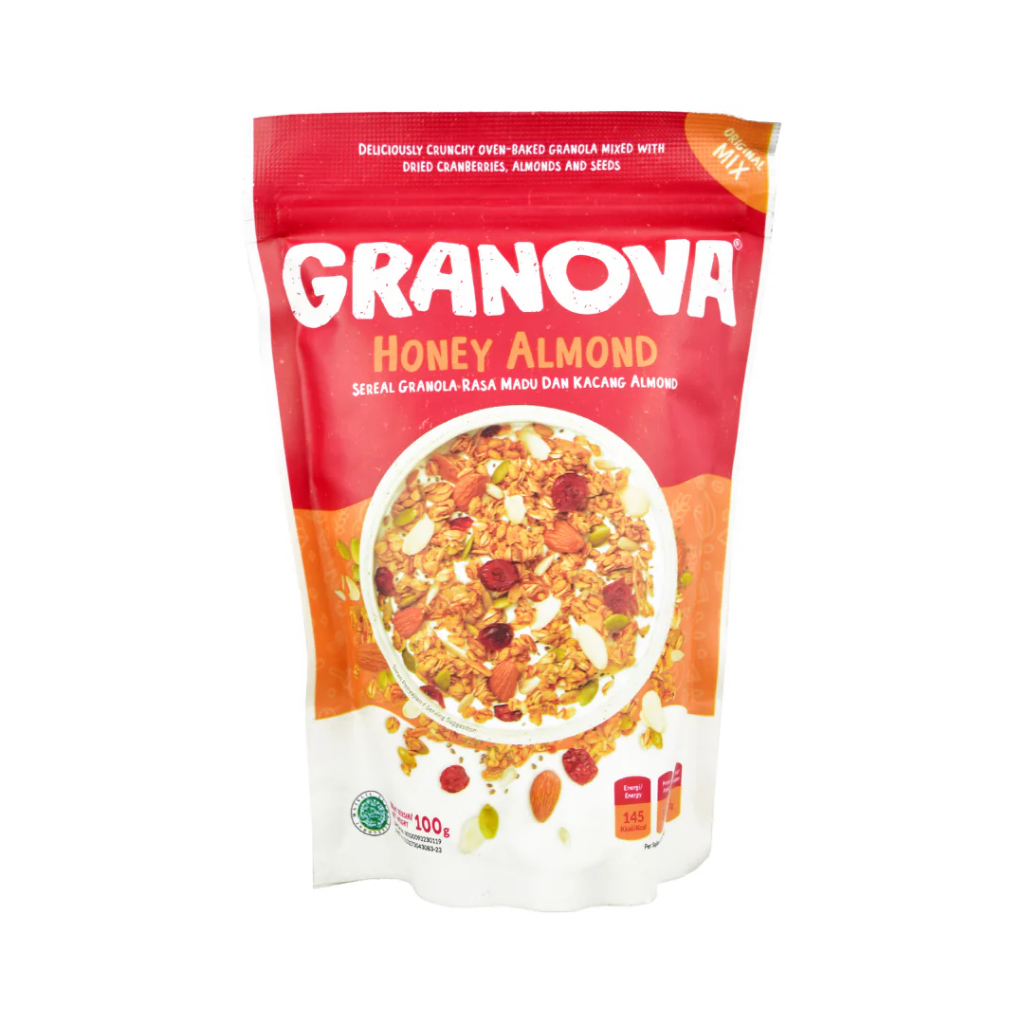 

Granova - Homemade Granola Van Java Honey Almond 100 G