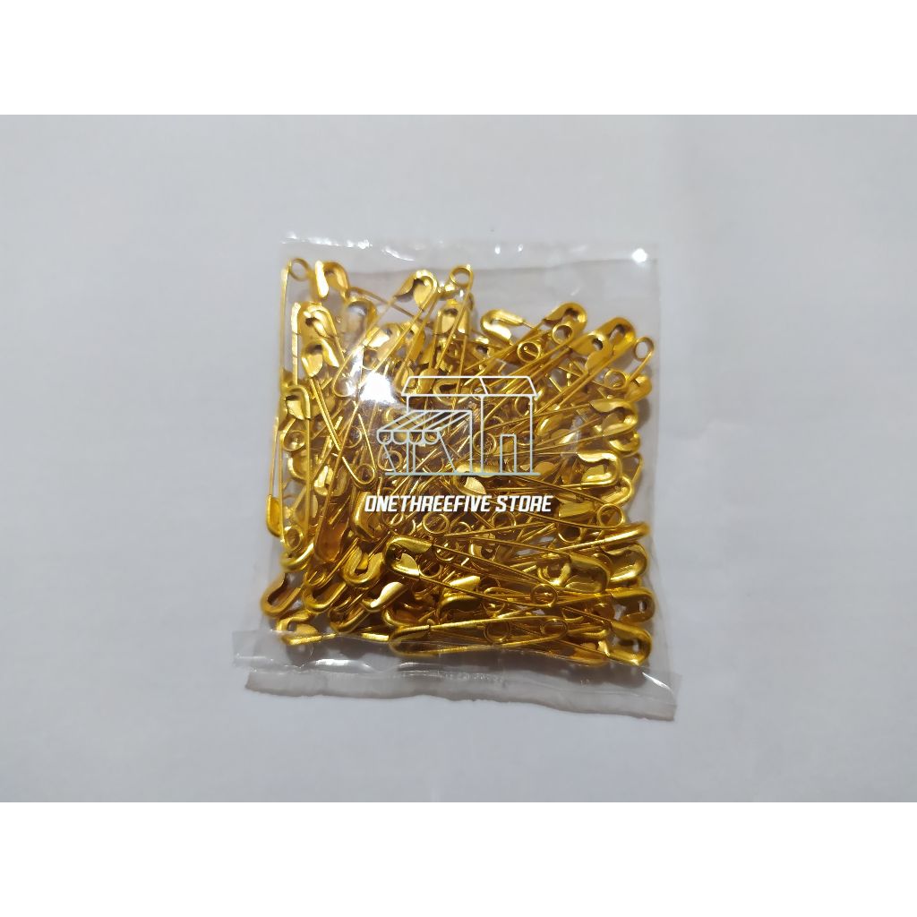 Jarum peniti Emas kecil size 2 cm