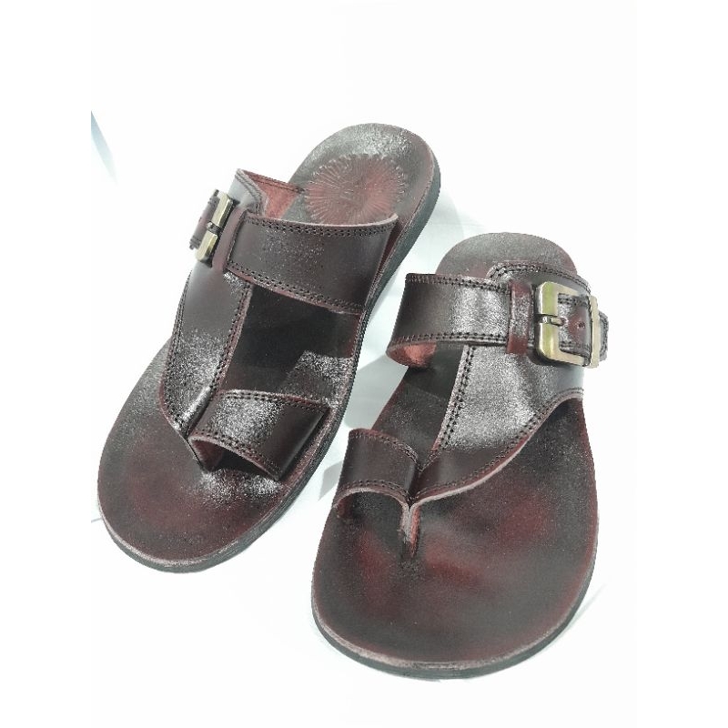OBARA/Sandal.Pria Kulit Sapi Asli (123)