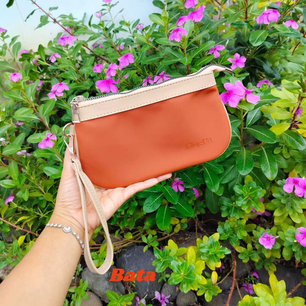 100% AMAN NAURA POUCH by KINGPA /DOMPET WANITA ANTI AIR/ DOMPET UANG KERTAS DAN HP 2025