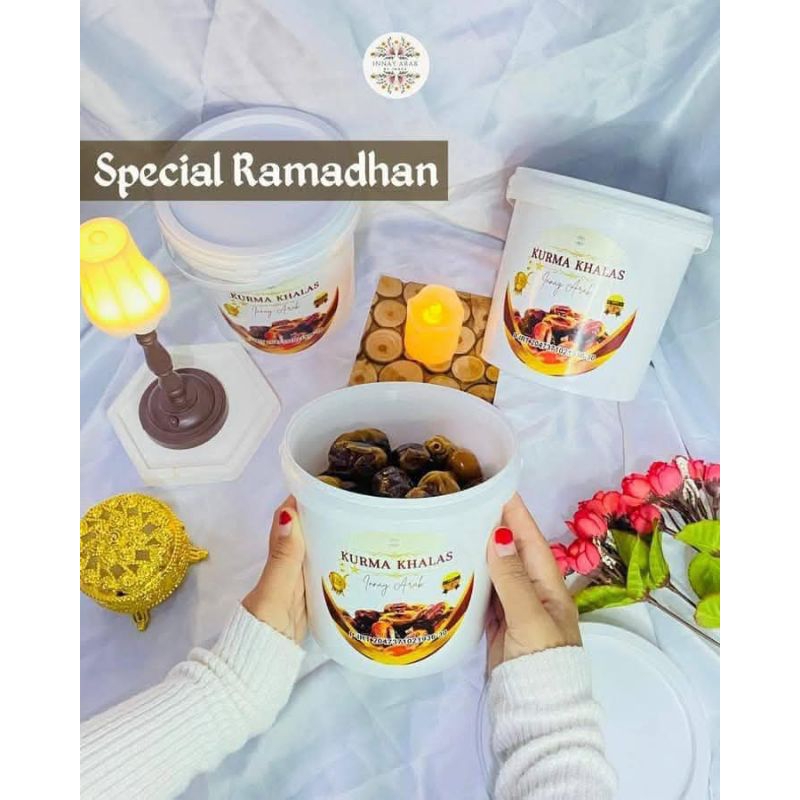 

Kurma Khalas by innay arab isi 500 gram