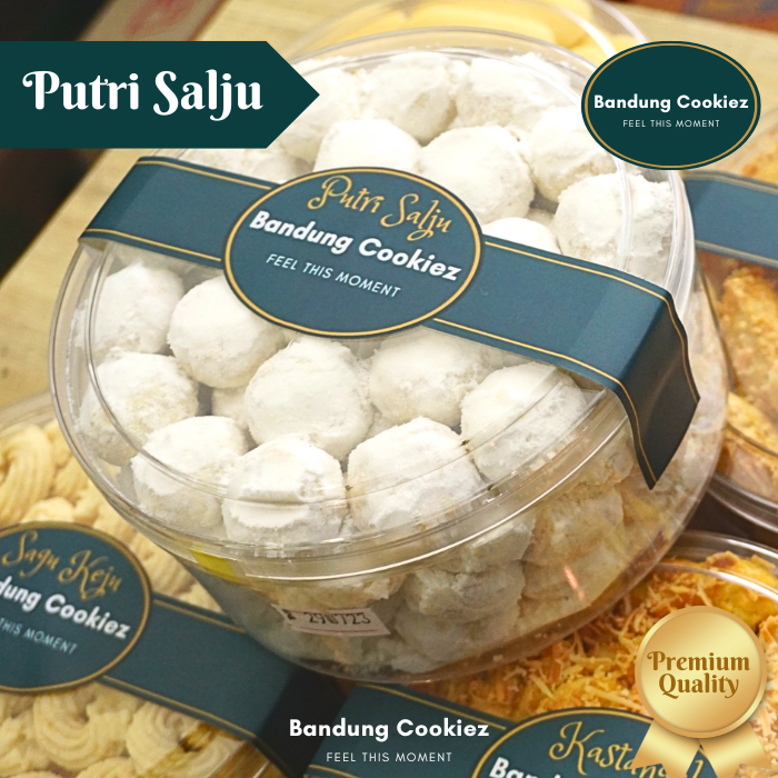 

Bandung Cookiez Putri Salju / Salju Keju ( Kue Kering Lebaran Premium ) 500g