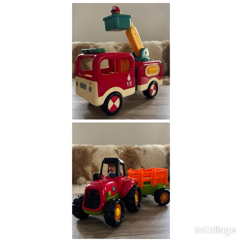 Elc happyland fire truck - tractor - pemadam kebakaran