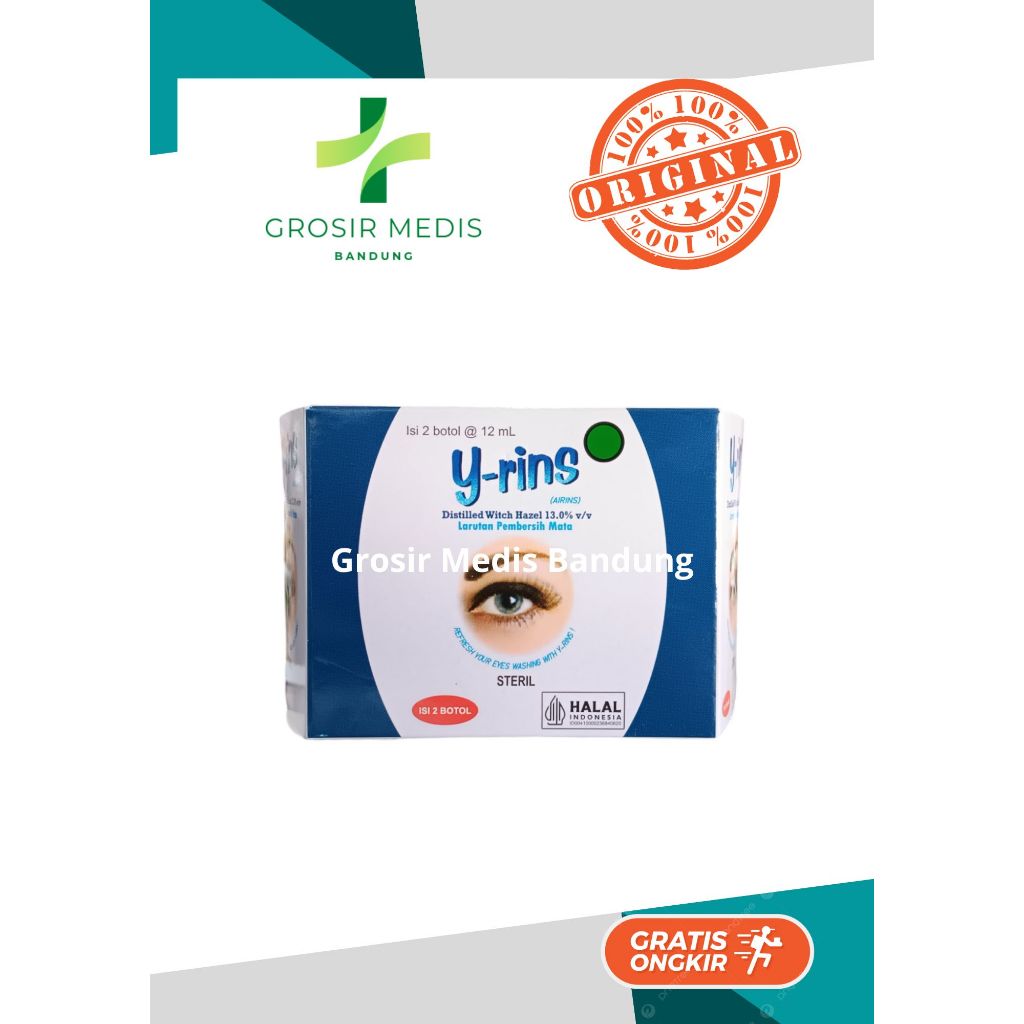 Y-rins (AIRINS) Isi 2 Botol | Obat Pembersih Mata