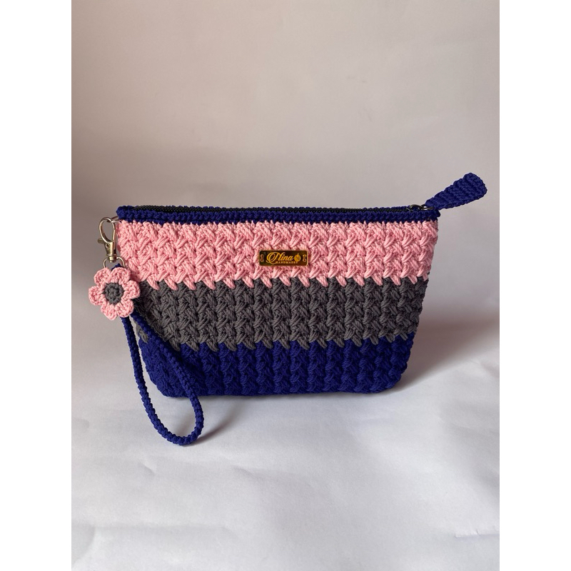 Dompet rajut/pouch rajut/pouch make up