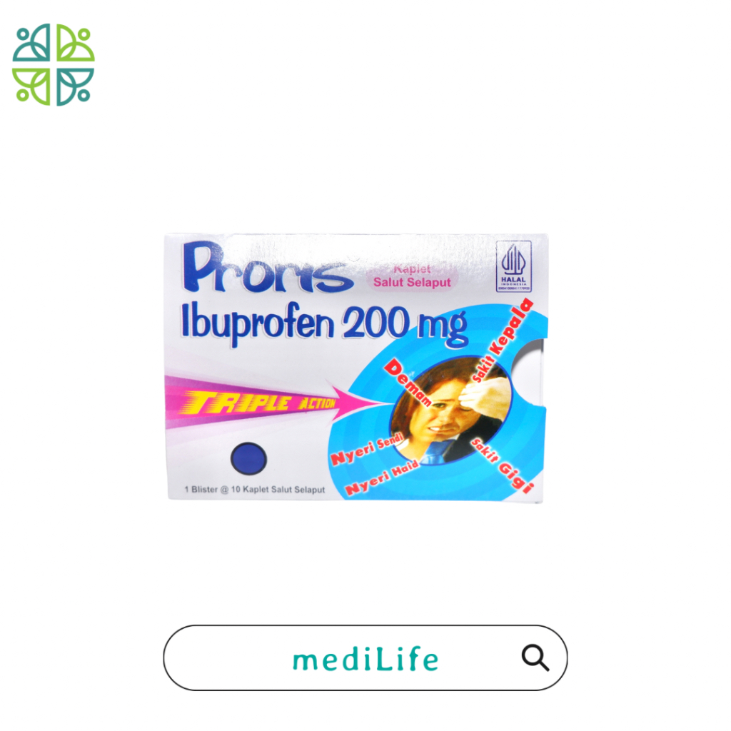 PRORIS IBUPROFEN 200 MG ISI 10 KAPLET